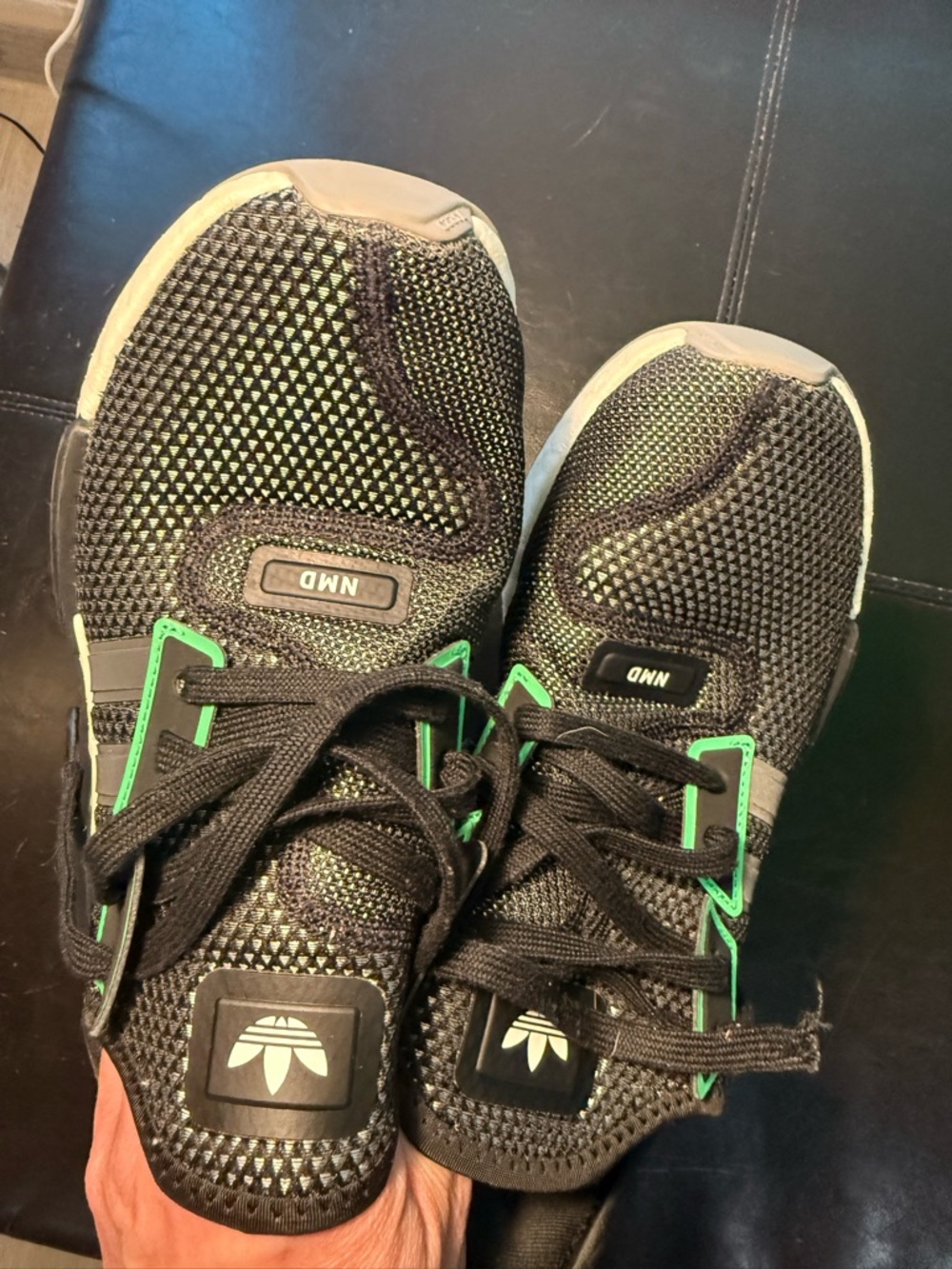 (Clearance) Adidas NMD G1 Originals Men's Size 7 Black White Green Running Shoes - Picture 10 of 11